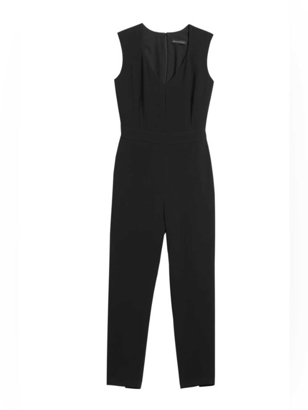 NWT Banana Republic Black Sleeveless Jumpsuit size 6